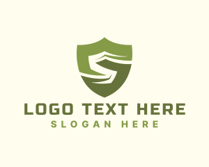 Shield Startup Business Letter S logo