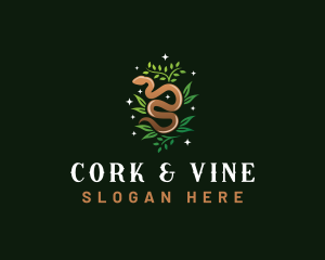 Ornamental Snake Vine logo design