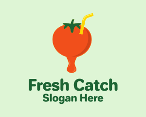 Fresh Tomato Juice  logo design