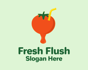 Fresh Tomato Juice  logo design