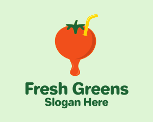 Fresh Tomato Juice  logo design