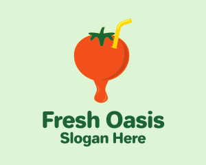 Fresh Tomato Juice  logo design