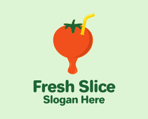 Fresh Tomato Juice  logo design