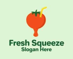 Fresh Tomato Juice  logo design