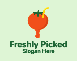 Fresh Tomato Juice  logo design