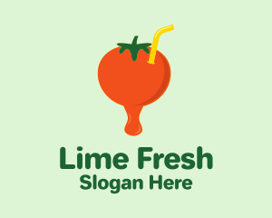 Fresh Tomato Juice  logo design