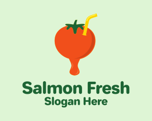 Fresh Tomato Juice  logo design