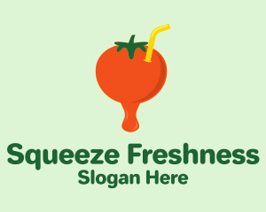 Fresh Tomato Juice  logo design