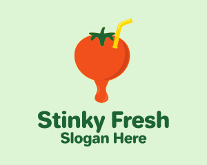 Fresh Tomato Juice  logo design