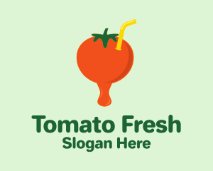 Fresh Tomato Juice  logo design