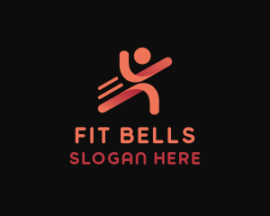 Athlete Fitness Person logo design