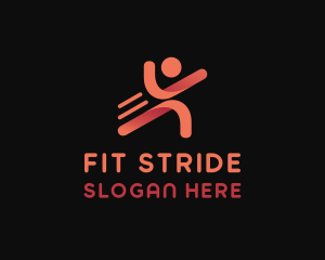 Athlete Fitness Person logo design