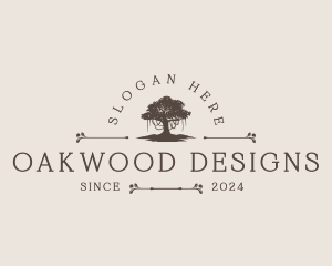 Rustic Nature Tree logo design