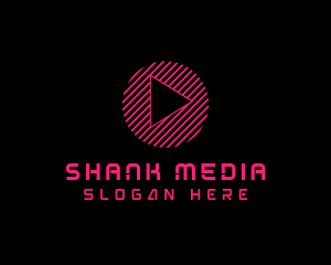 Media Player Vlog logo design