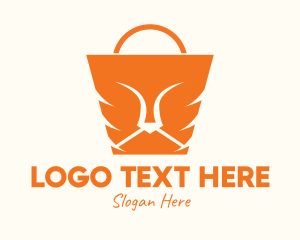 Handbag - Orange Lion Bag logo design