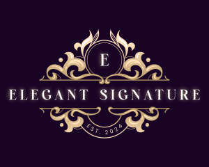 Luxury Floral Boutique logo design