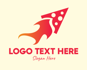 Hot Pizza Rocket logo