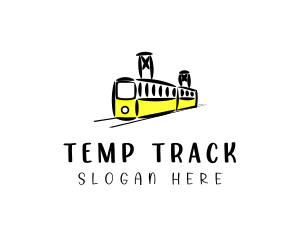 Railway Train Transit  logo design