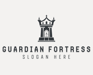 Medieval Citadel Fortress logo design