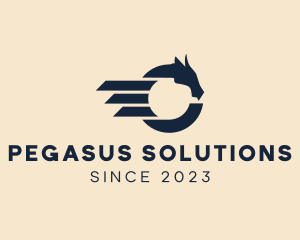 Pegasus Stallion Equine logo
