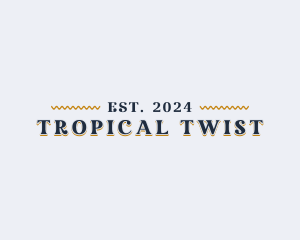 Tropical Restaurant Business logo design