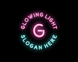 Neon Light Club logo design