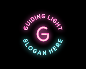 Neon Light Club logo design