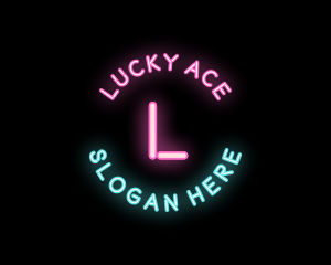 Neon Light Club logo design