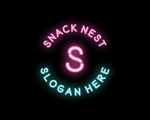 Neon Light Club logo design