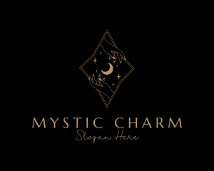 Mystic Diamond Jewelry logo design