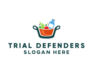 Fresh Ingredients Pot  logo design