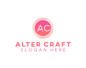 Handdrawn Scribble Craft logo design