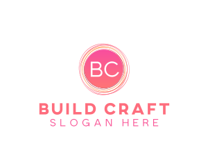 Handdrawn Scribble Craft logo design