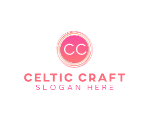 Handdrawn Scribble Craft logo design