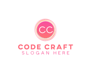 Handdrawn Scribble Craft logo design