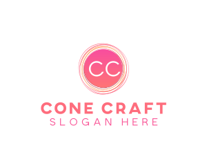 Handdrawn Scribble Craft logo design