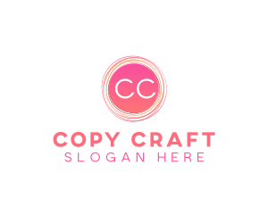 Handdrawn Scribble Craft logo design