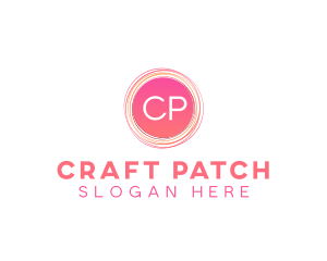 Handdrawn Scribble Craft logo design