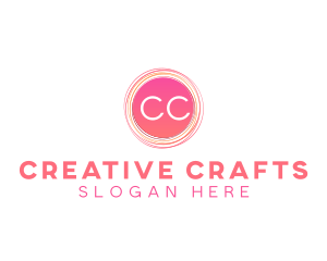 Handdrawn Scribble Craft logo design