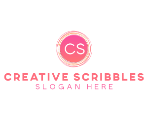 Handdrawn Scribble Craft logo design