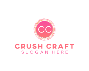 Handdrawn Scribble Craft logo design