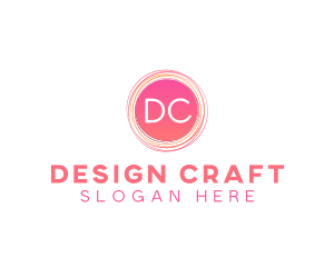 Handdrawn Scribble Craft logo design