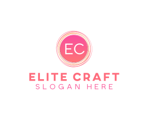 Handdrawn Scribble Craft logo design