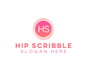 Handdrawn Scribble Craft logo design