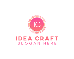 Handdrawn Scribble Craft logo design