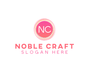 Handdrawn Scribble Craft logo design