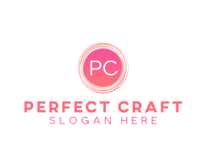 Handdrawn Scribble Craft logo design