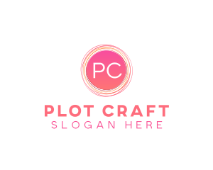 Handdrawn Scribble Craft logo design