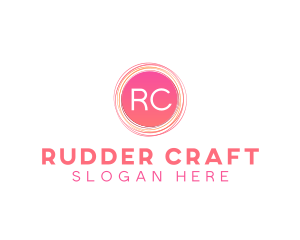 Handdrawn Scribble Craft logo design