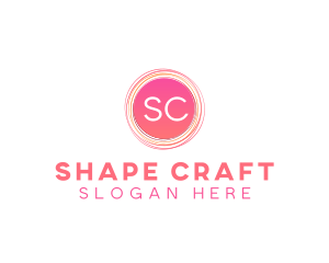 Handdrawn Scribble Craft logo design